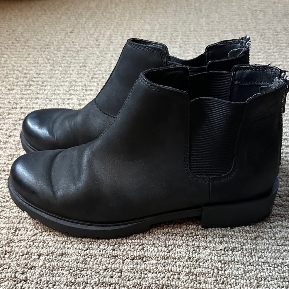 Sorel Black Ankle Boots
